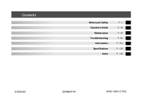 Honda CBR650F - Owners manual 2018 EN 